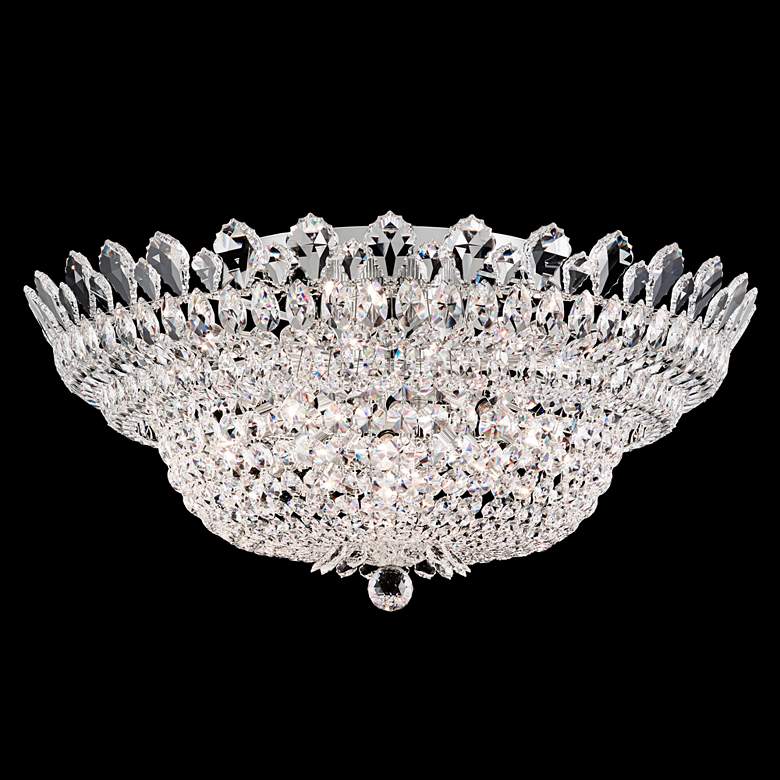 Image 1 Schonbek Trilliane 33" Wide Polished Silver Ceiling Light