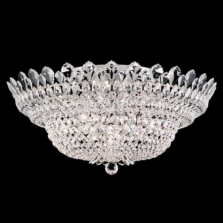 Image 1 Schonbek Trilliane 33 inch Wide Polished Silver Ceiling Light