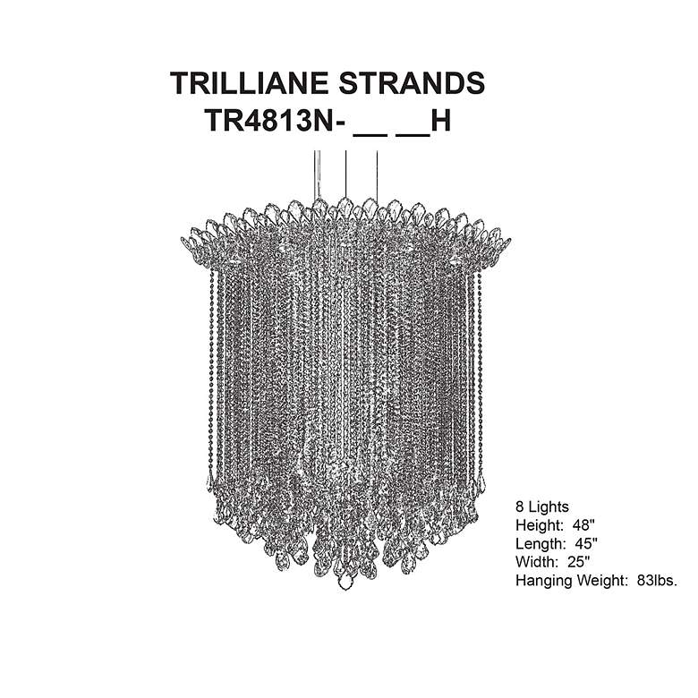 Image 5 Schonbek Trilliane Strand 45" Wide Crystal Pendant Light more views