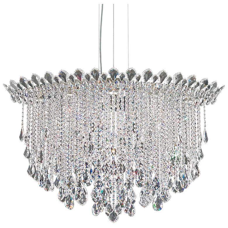 Image 2 Schonbek Trilliane Strands 45" Wide Oval Crystal Pendant Light