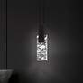 Thumbnail1 of Schonbek Tryst 6" Wide Black Crystal LED Mini Pendant