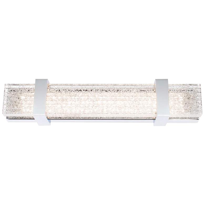 Image 1 Schonbek Verandah 18 1/4"W Polished Chrome LED Bath Light