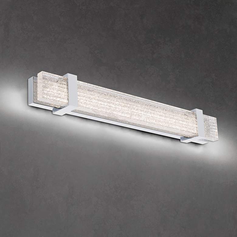 Image 1 Schonbek Verandah 26 1/2"W Polished Chrome LED Bath Light