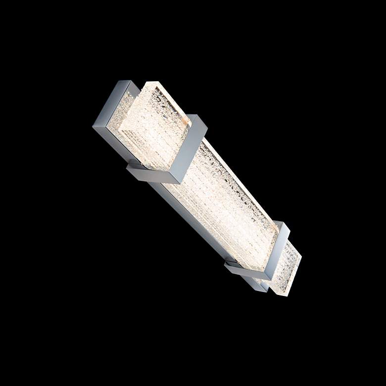 Image 3 Schonbek Verandah 26 1/2"W Polished Chrome LED Bath Light more views
