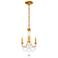 Schonbek Verdana 12" Wide Heirloom Gold Mini Crystal Pendant