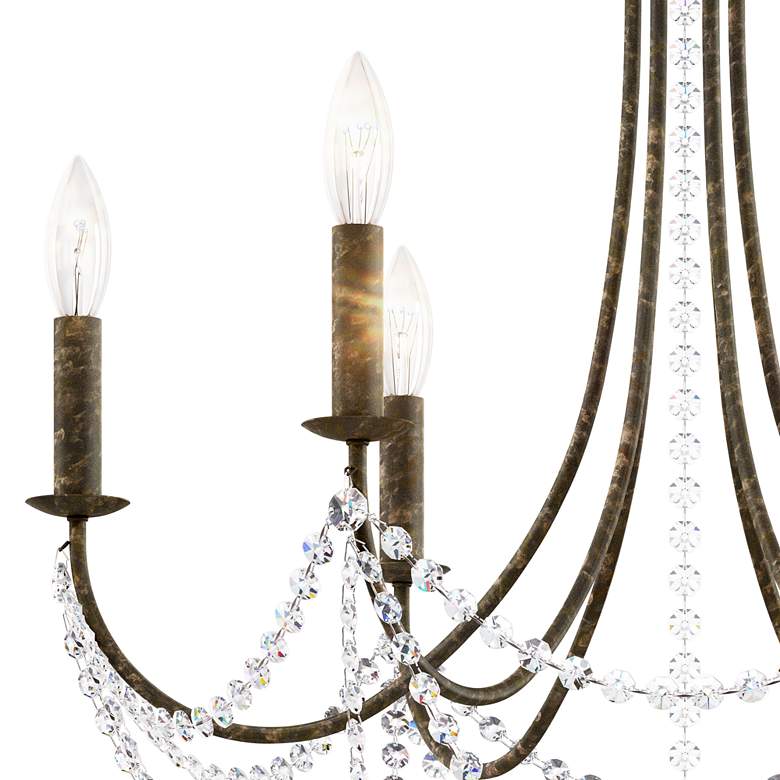 Image 3 Schonbek Verdana 24"W Heirloom Bronze 6-Light Pendant Light more views