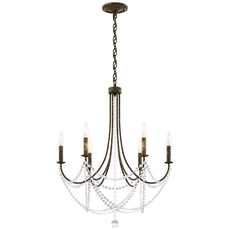 Image 5 Schonbek Verdana 24"W Heirloom Bronze 6-Light Pendant Light more views