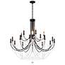 2_Schonbek Verdana 43" Wide Black 18-Light Crystal Chandelier