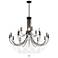 Schonbek Verdana 43" Wide Black 18-Light Crystal Chandelier