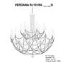 4_Schonbek Verdana 43" Wide Black 18-Light Crystal Chandelier more views