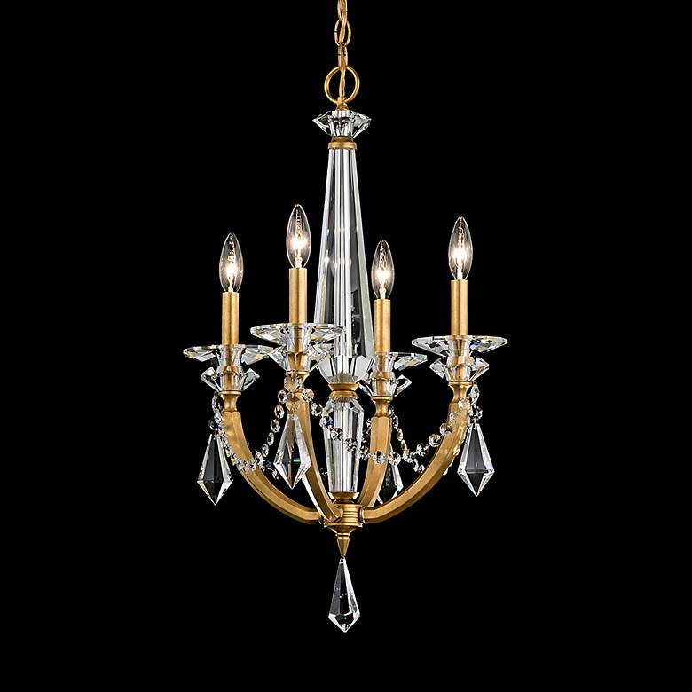 Image 2 Schonbek Verona 16 3/4" Heirloom Gold Crystal Candelabra Chandelier more views