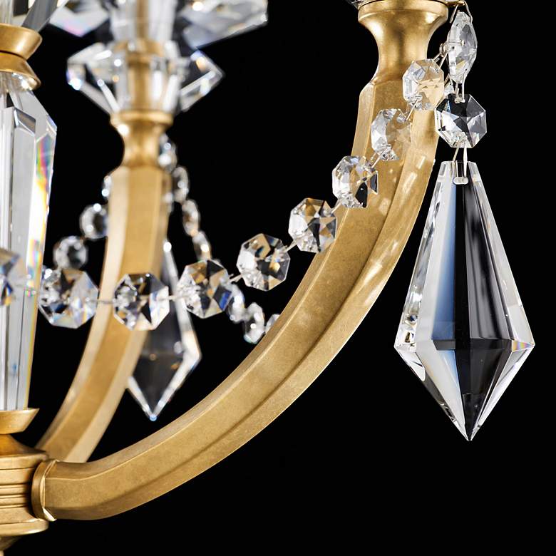 Image 3 Schonbek Verona 16 3/4" Heirloom Gold Crystal Candelabra Chandelier more views