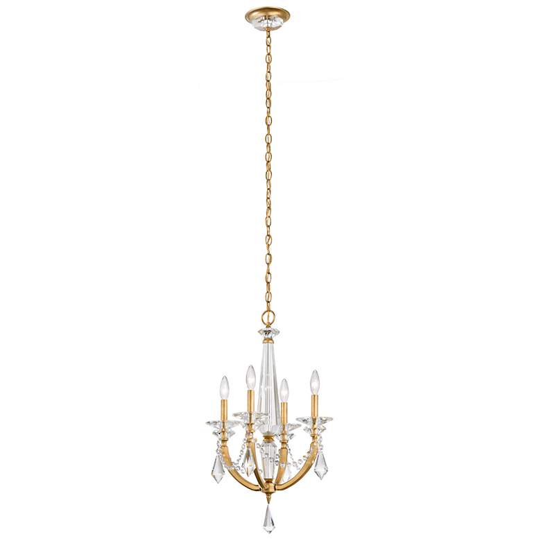Image 4 Schonbek Verona 16 3/4" Heirloom Gold Crystal Candelabra Chandelier more views