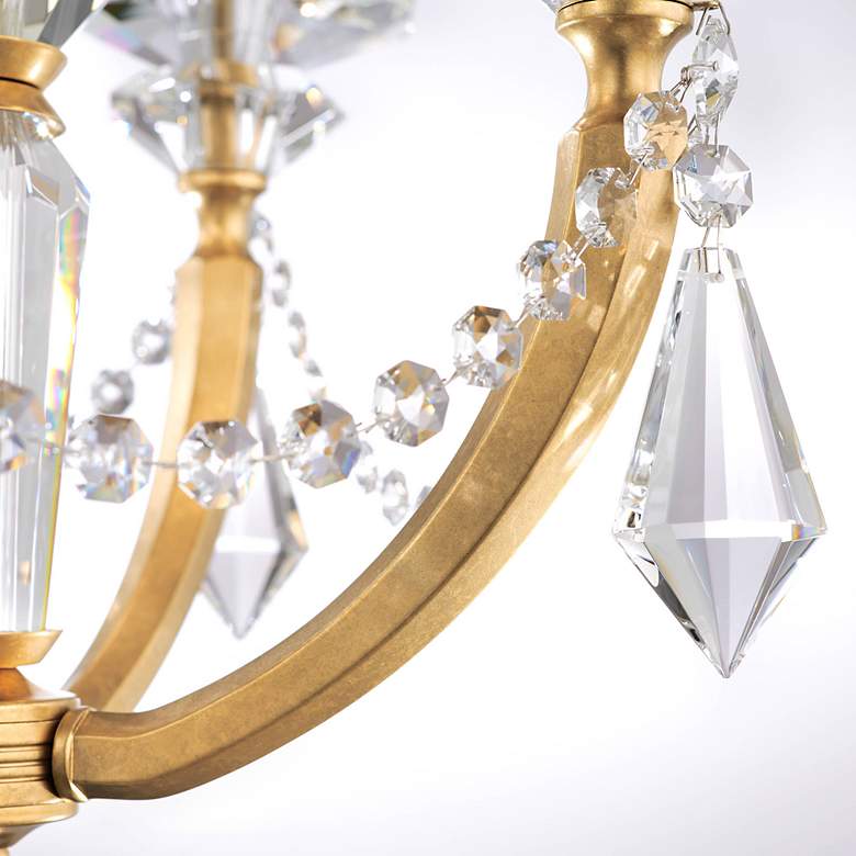 Image 5 Schonbek Verona 16 3/4" Heirloom Gold Crystal Candelabra Chandelier more views