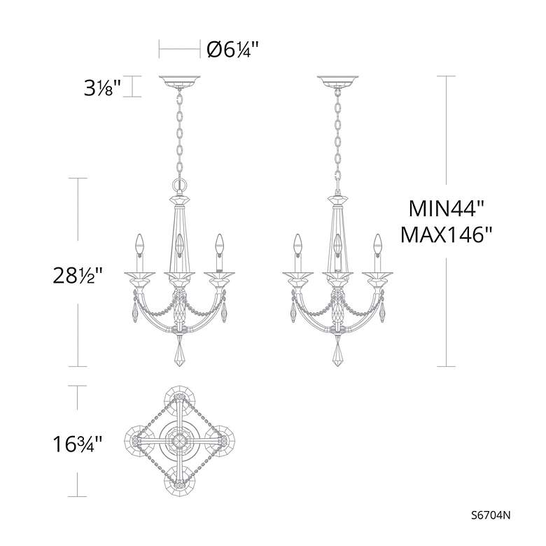 Image 6 Schonbek Verona 16 3/4" Heirloom Gold Crystal Candelabra Chandelier more views