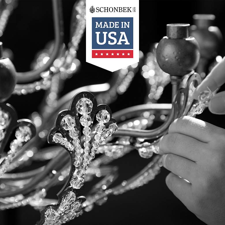 Image 7 Schonbek Verona 16 3/4" Heirloom Gold Crystal Candelabra Chandelier more views