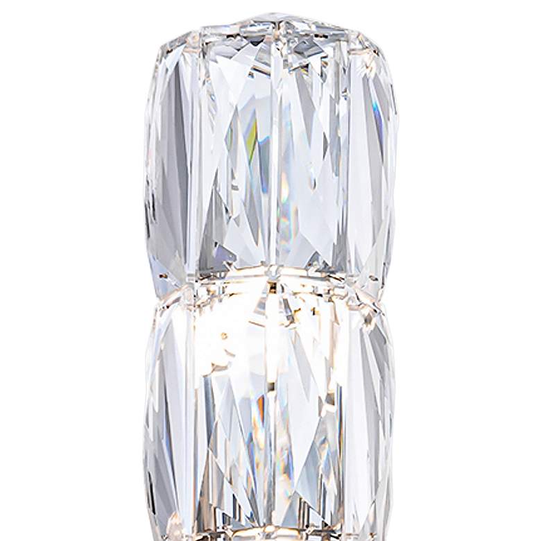 Image 2 Schonbek Verve 13"H Polished Stainless Steel LED Wall Sconce more views