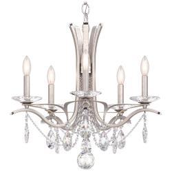 Schonbek Vesca 23" Wide Antique Silver Crystal Chandelier