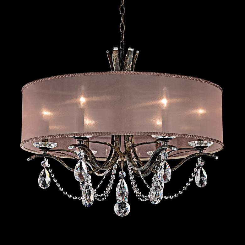 Image 1 Schonbek Vesca 28"W Heirloom Bronze 6-Light Chandelier