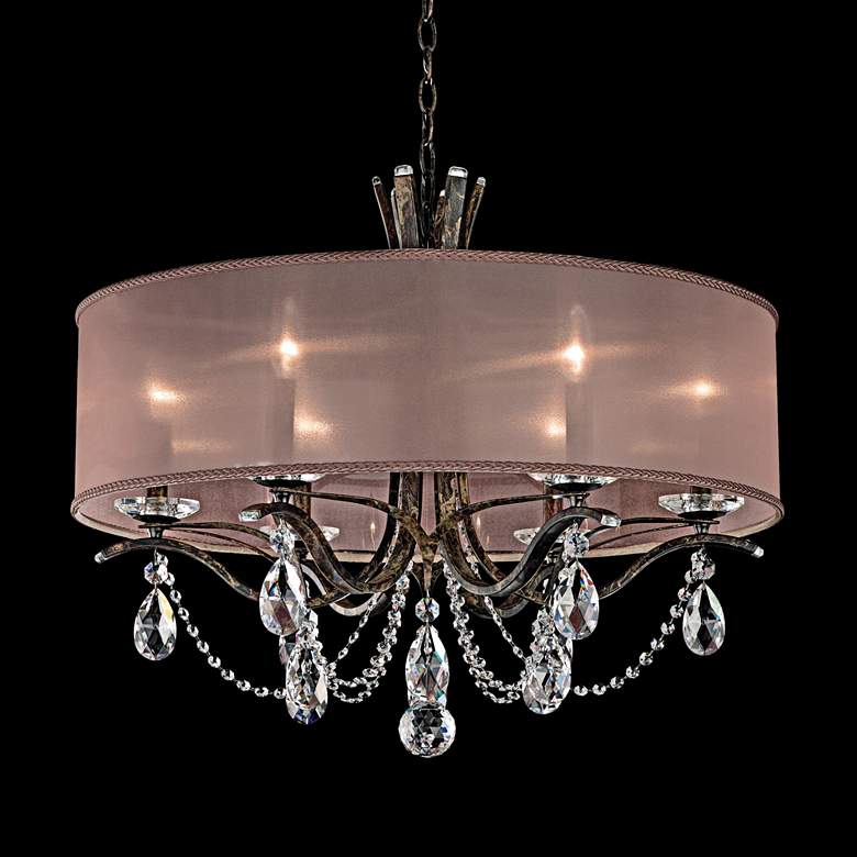 Image 1 Schonbek Vesca 28 inchW Heirloom Bronze 6-Light Chandelier