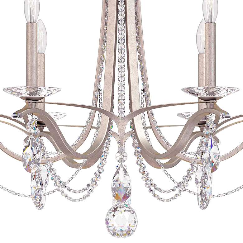 Image 3 Schonbek Vesca 33" Wide Antique Silver 6-Light Chandelier more views