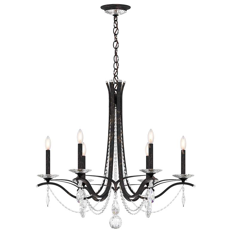 Image 3 Schonbek Vesca 33" Wide Bronze Crystal Chandelier more views