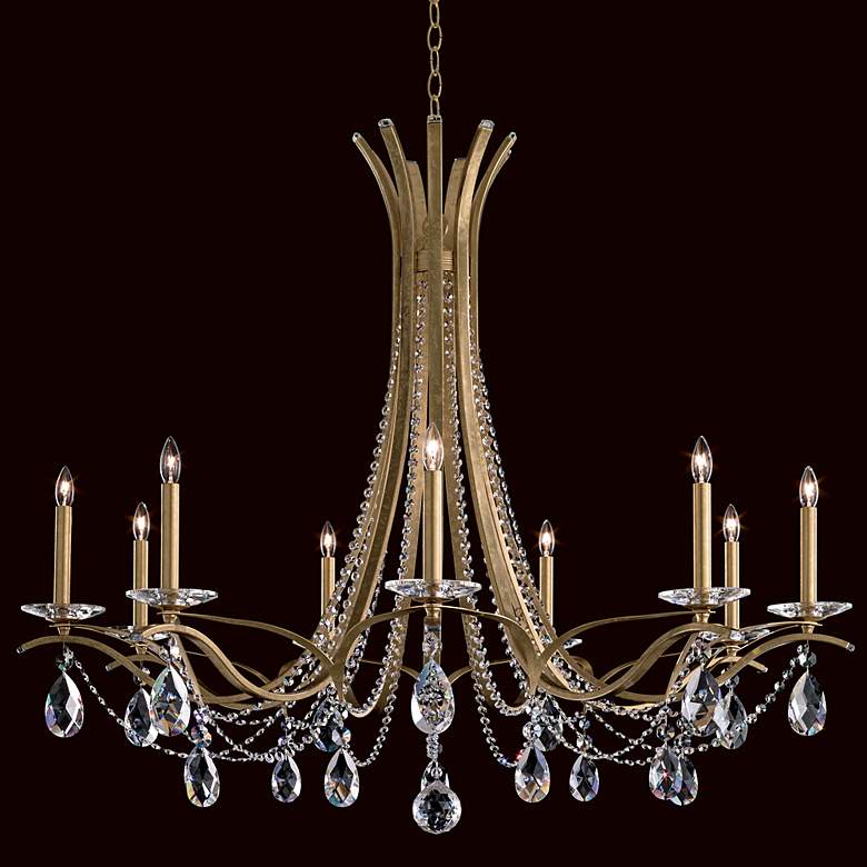 Image 1 Schonbek Vesca 45 inch Wide Heirloom Gold Chandelier