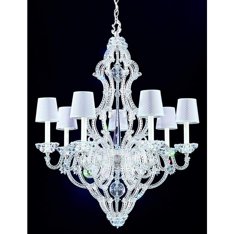 Image 1 Schonbek Zade Collection 28 inch Wide Chandelier with Shades