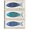 School of Three - Set of 3 Fish Panels