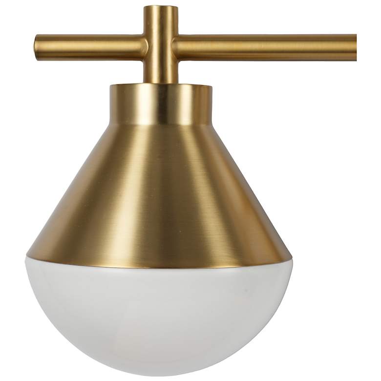 Image 5 Schoolhouse 23" Wide 3-Light Brushed Gold Vanity Light more views