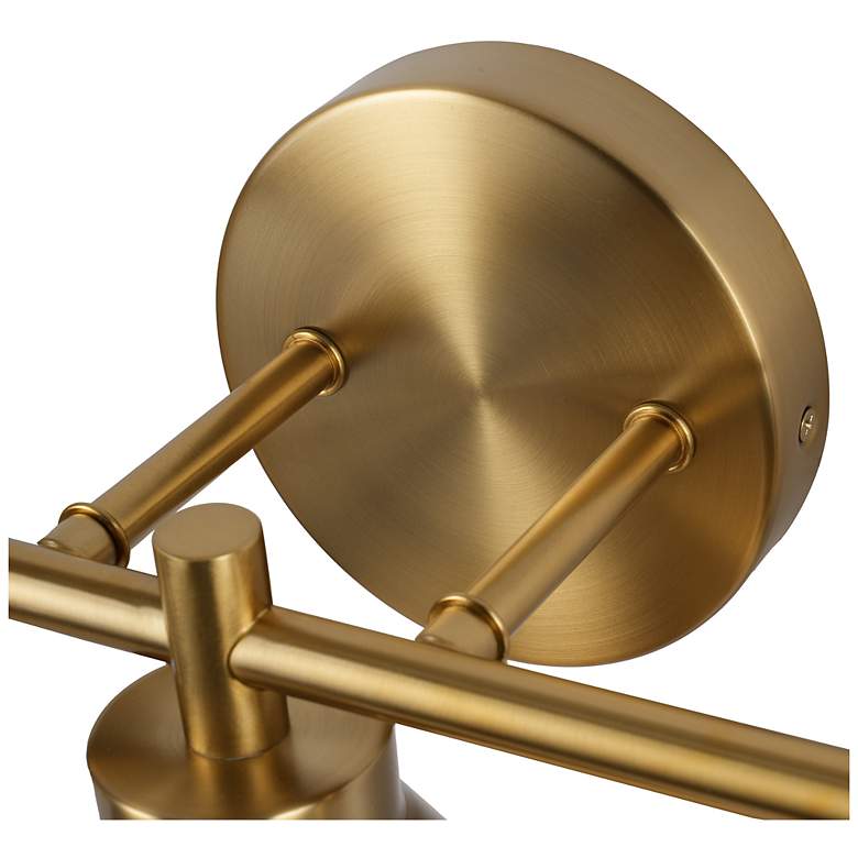 Image 6 Schoolhouse 23" Wide 3-Light Brushed Gold Vanity Light more views