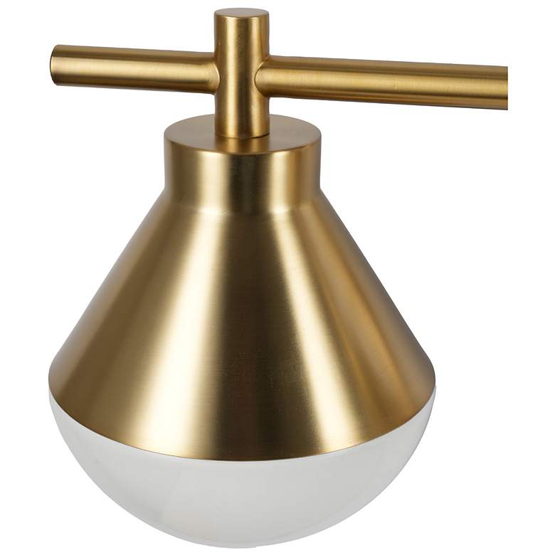 Image 7 Schoolhouse 23" Wide 3-Light Brushed Gold Vanity Light more views