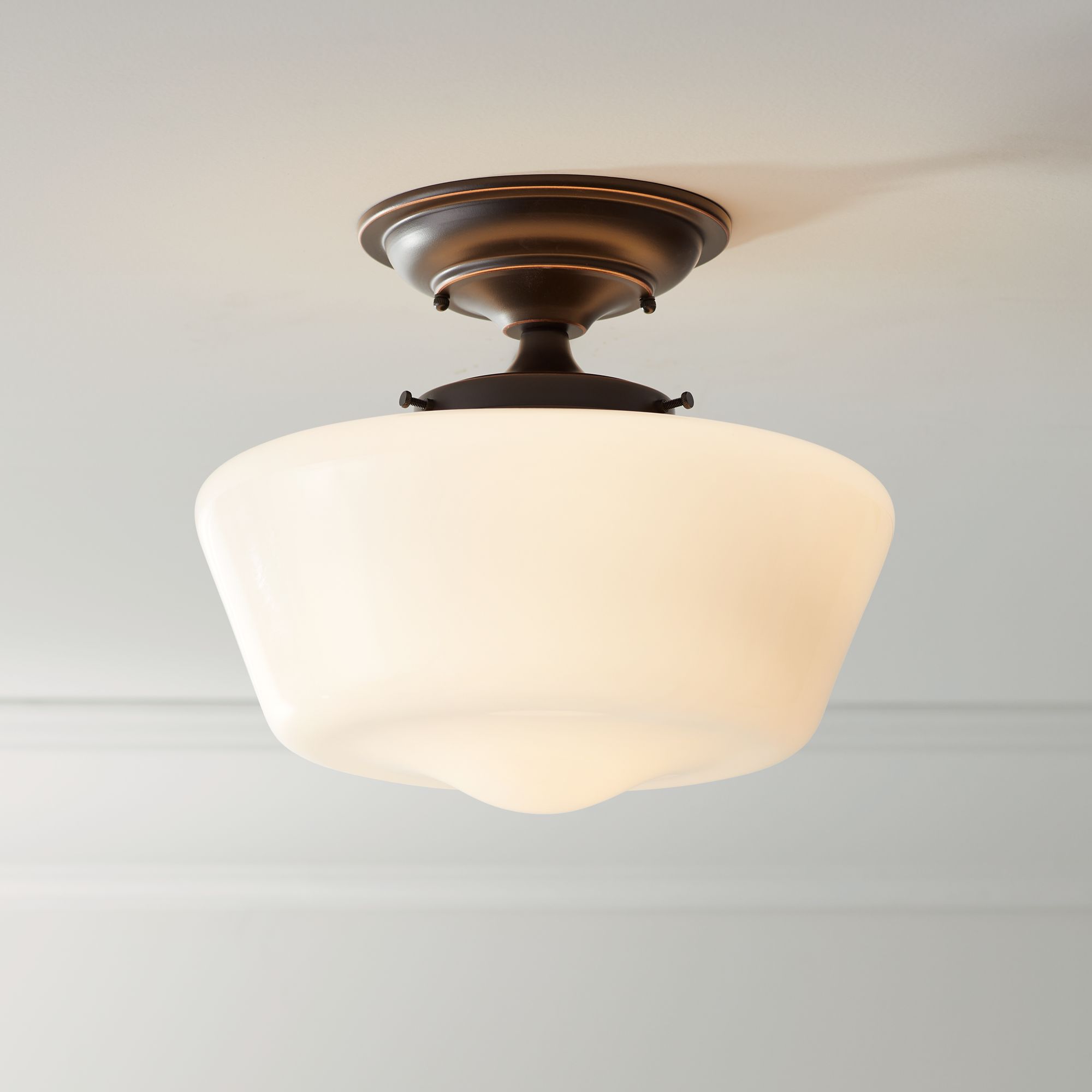 opaque ceiling light