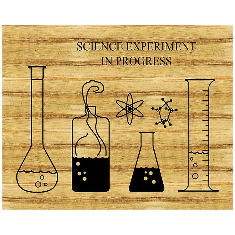 Image 1 Science Experiment Cutting Board 20 inch Wide Framed Wall Art