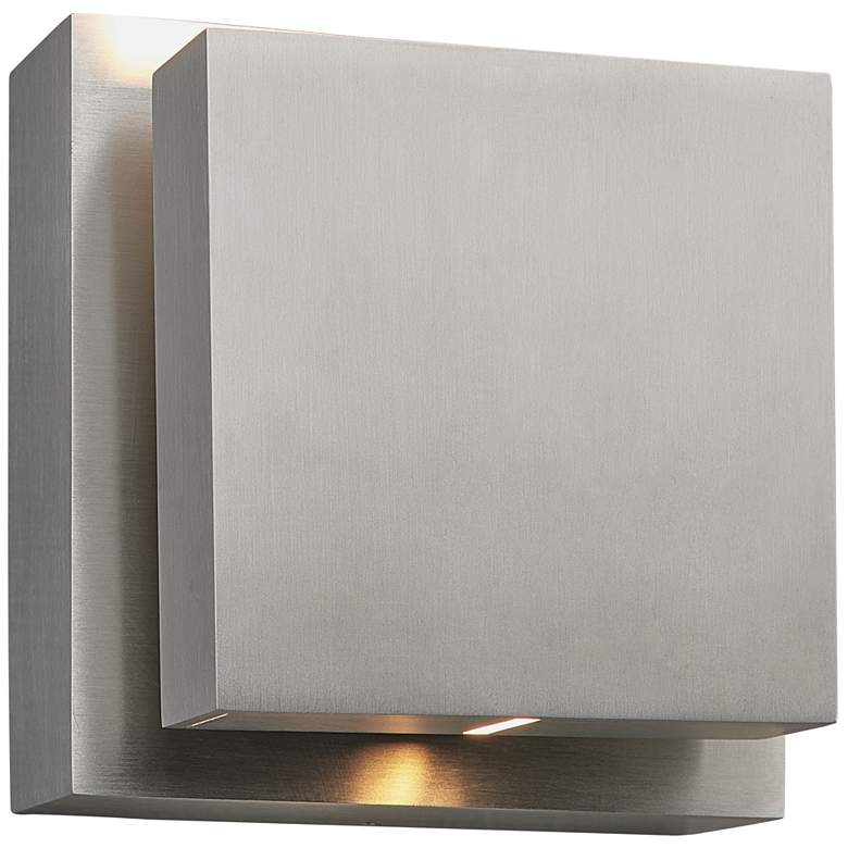 Image 1 Scobo 2 - Wall Sconce - LED - Matte Chrome Finish - Metal Shade