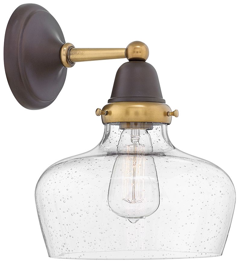 Image Sconce Academy-School House Glass Single Light Sconce-Oil Rubbed Bronze