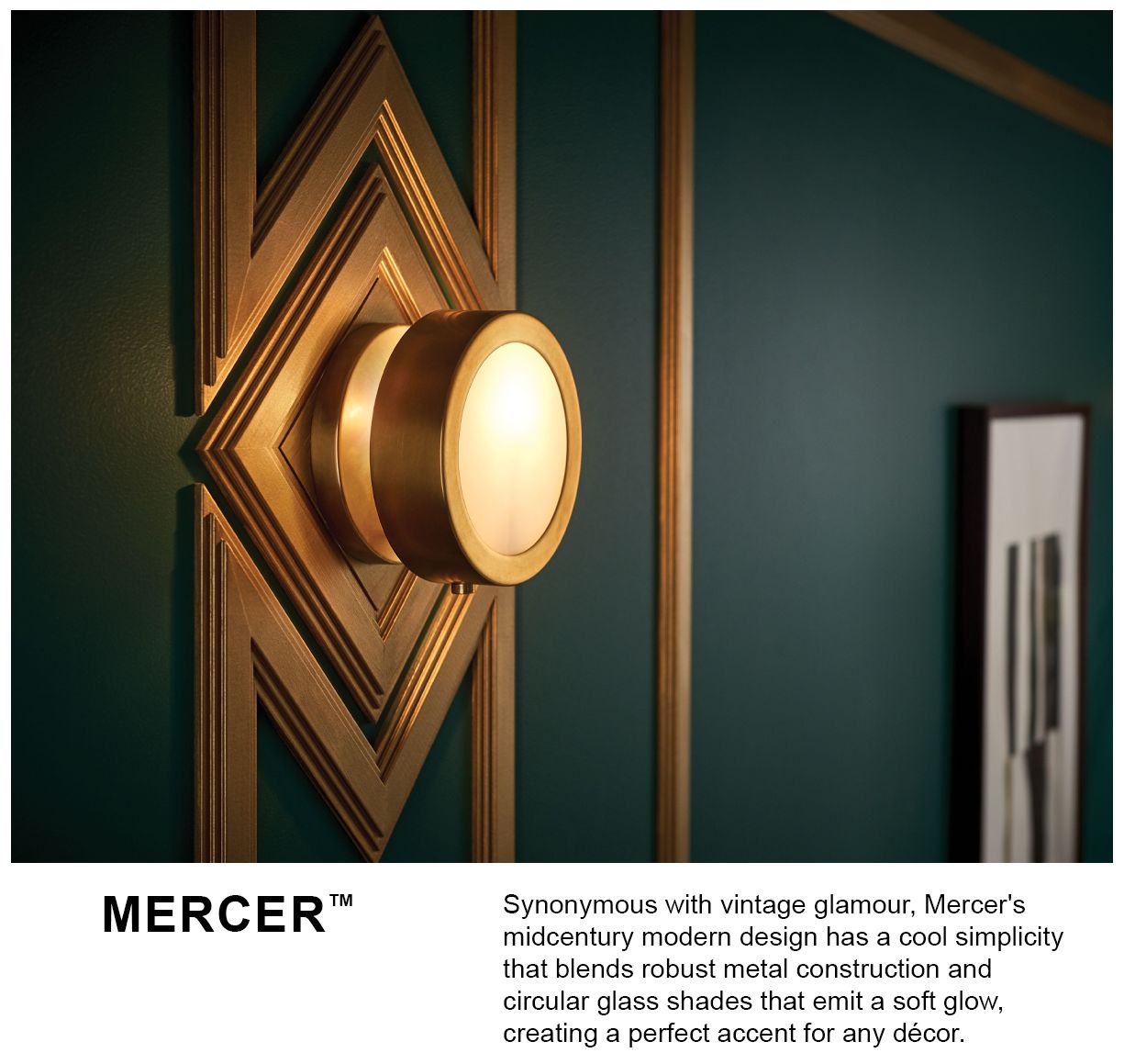Sconce Mercer-Single Light Sconce-Heritage Brass