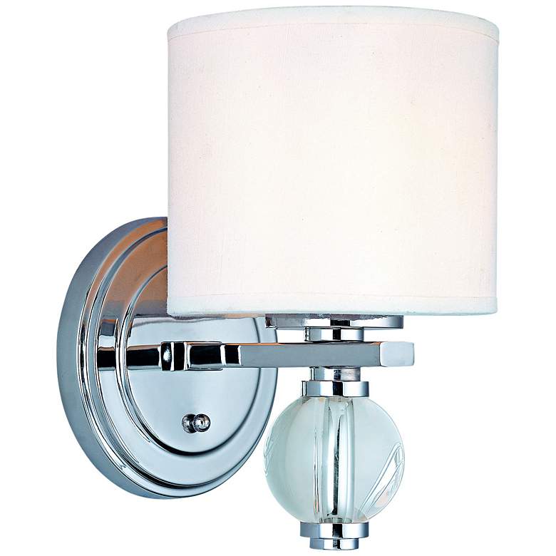 Image 1 Sconceing Bentley 6 1/4 inch High Polished Chrome Wall Sconce
