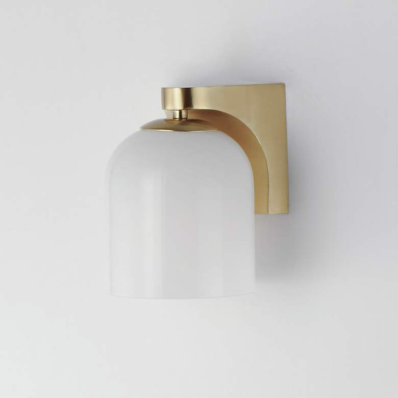 Image 2 Scoop 1-Light Bath Vanity Brass more views