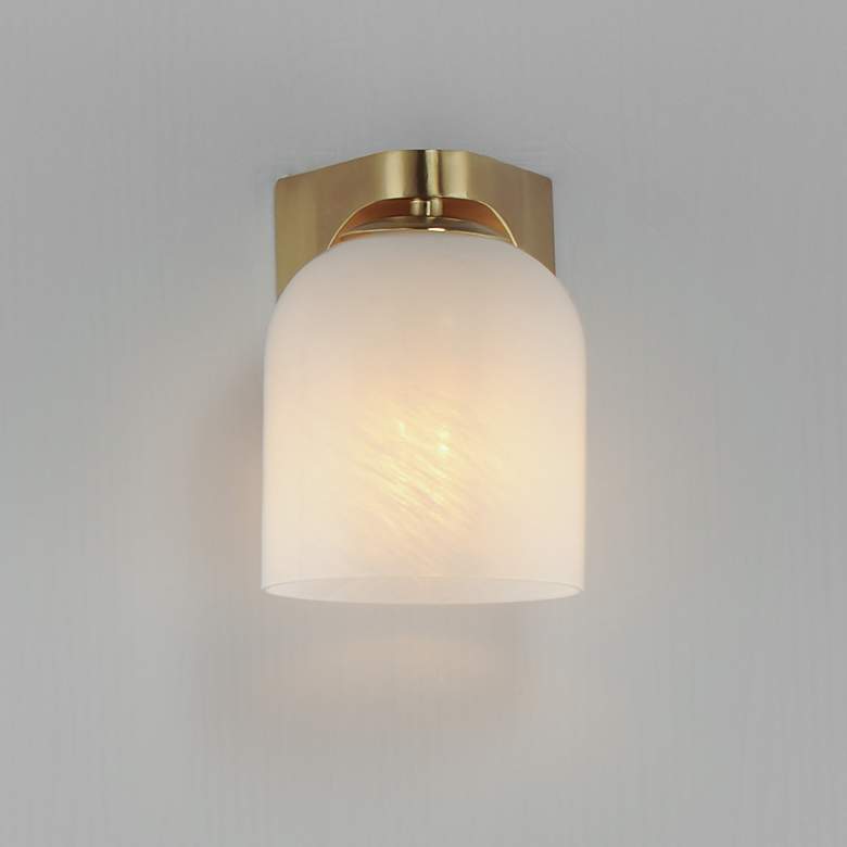 Image 4 Scoop 1-Light Bath Vanity Brass more views