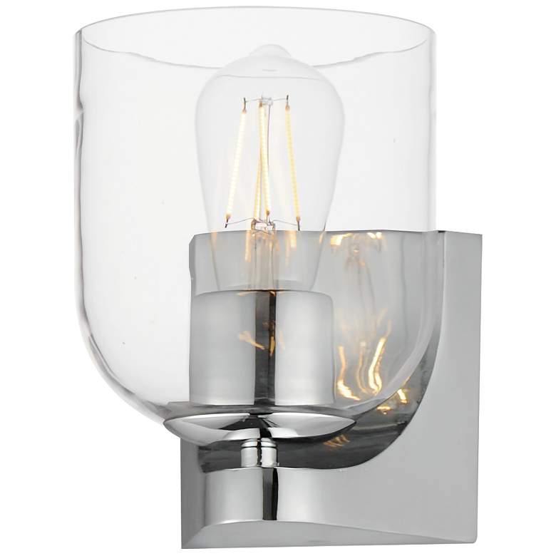 Image 1 Scoop 1-Light Bath Vanity Chrome
