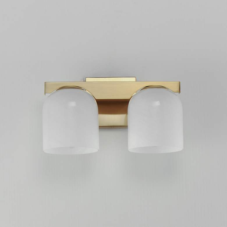 Image 2 Scoop 2-Light Bath Vanity Brass more views