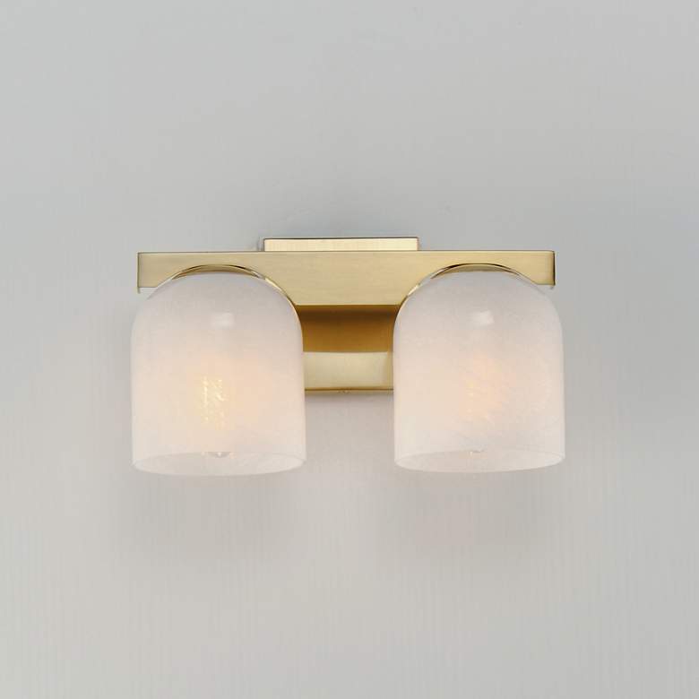 Image 3 Scoop 2-Light Bath Vanity Brass more views