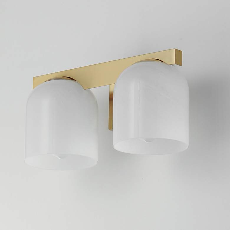 Image 4 Scoop 2-Light Bath Vanity Brass more views