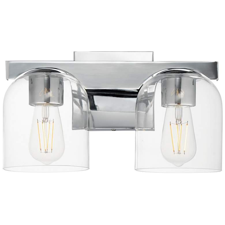 Image 1 Scoop 2-Light Bath Vanity Chrome