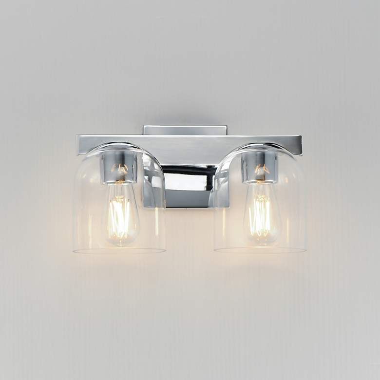 Image 3 Scoop 2-Light Bath Vanity Chrome more views