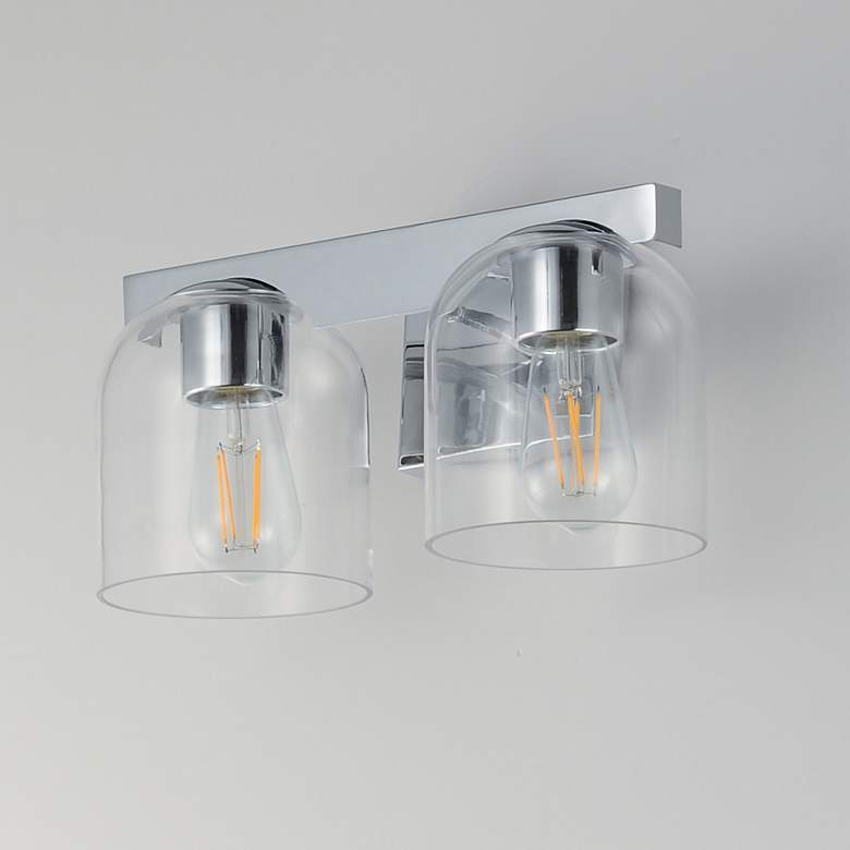 Image 4 Scoop 2-Light Bath Vanity Chrome more views