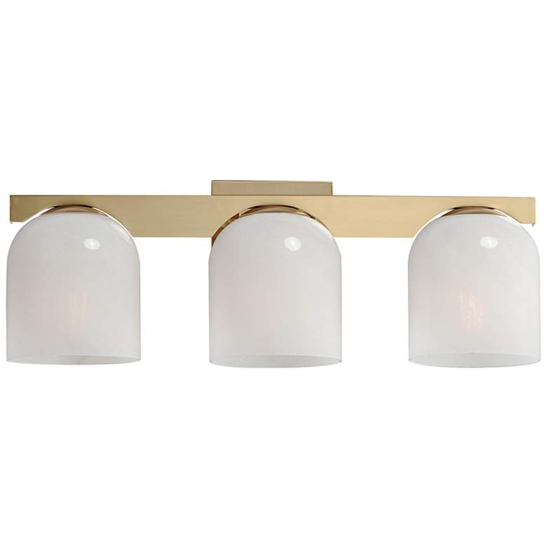 Image 1 Scoop 3-Light Bath Vanity Brass