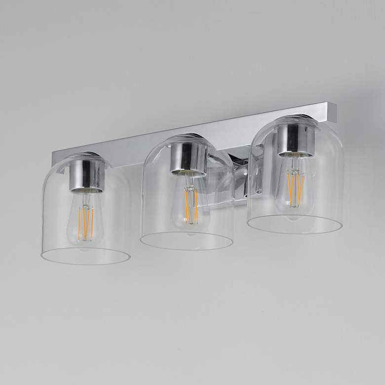 Image 4 Scoop 3-Light Bath Vanity Chrome more views