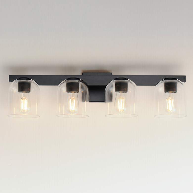 Image 3 Scoop 4-Light Bath Vanity Black more views